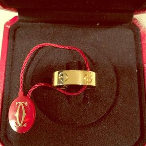 NIB Auth Gold Cartier Love Ring size 6